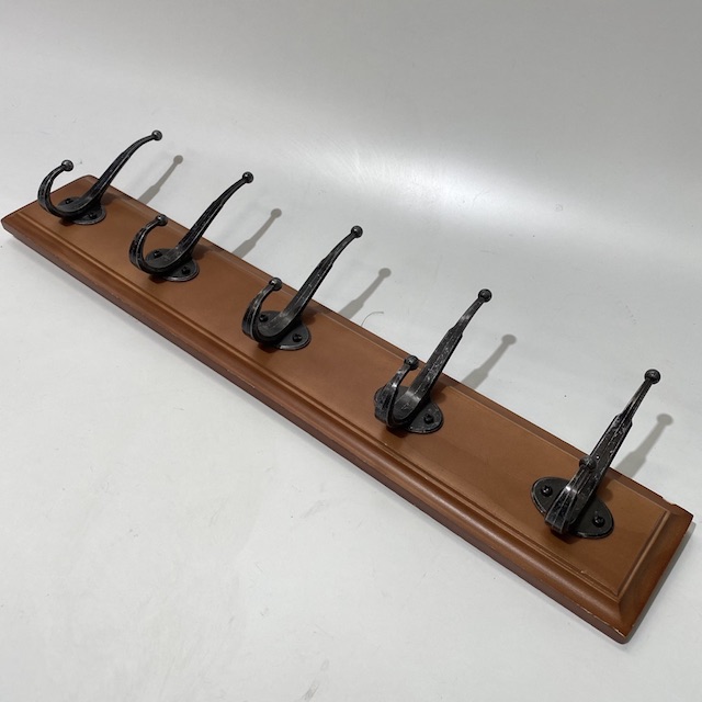 COAT HOOK, Timber 5 Hooks